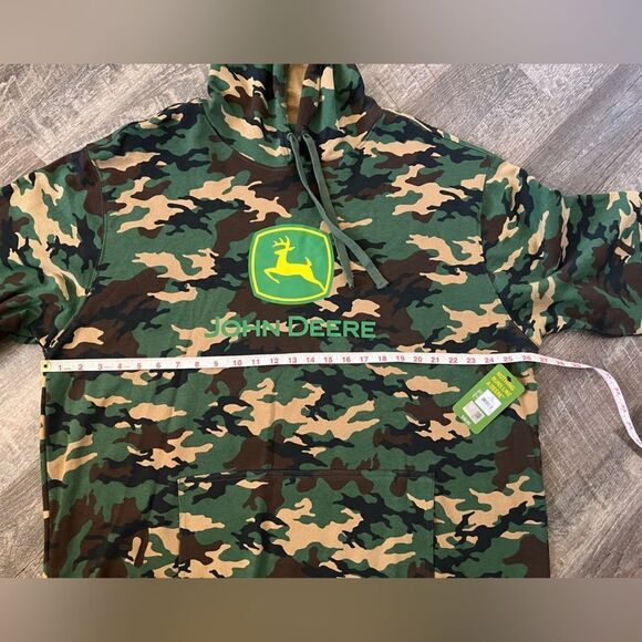 John Deere  Core Graphic Logo Hoodie Camo- Size XXL - Picture 10 of 10